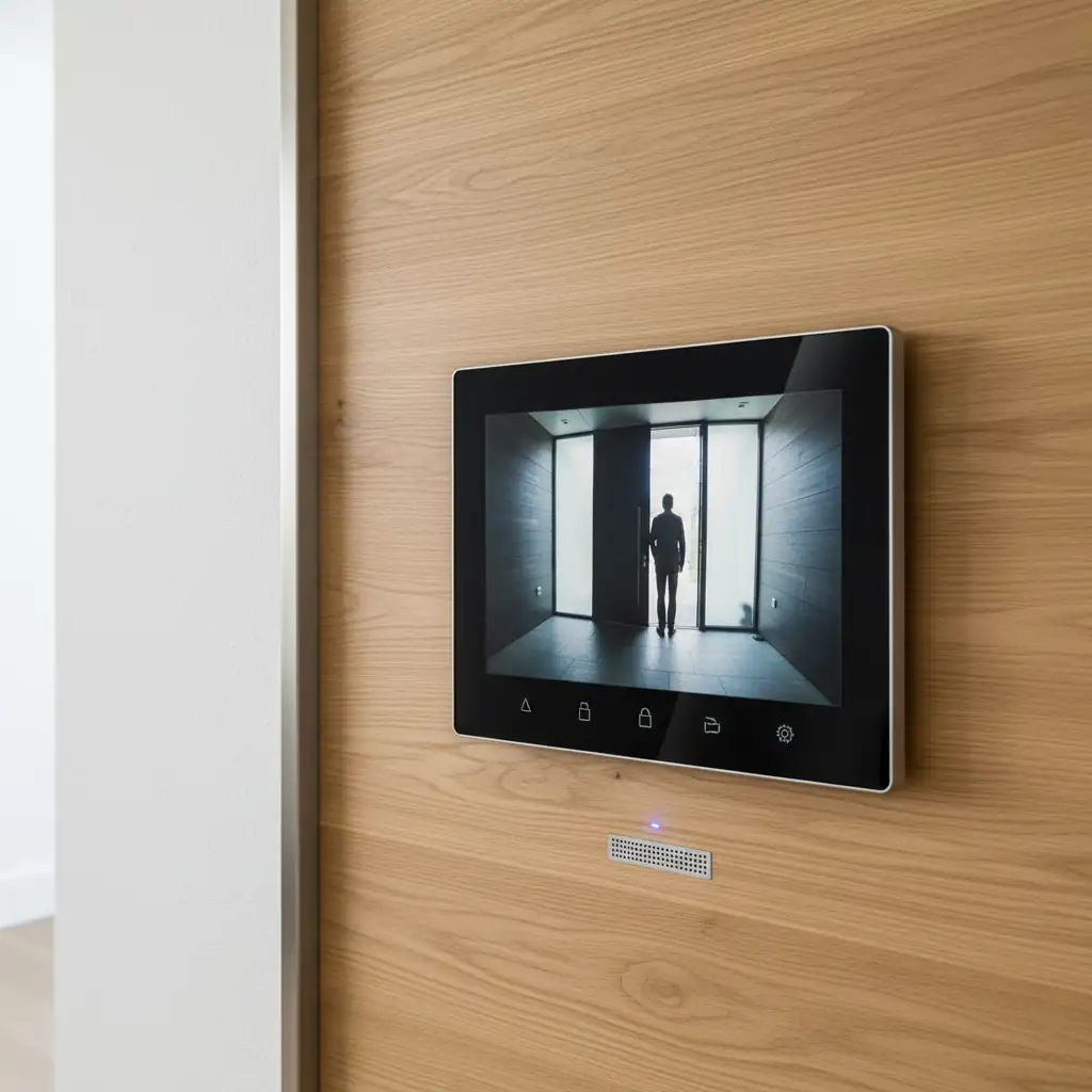Professional video intercom touchscreen