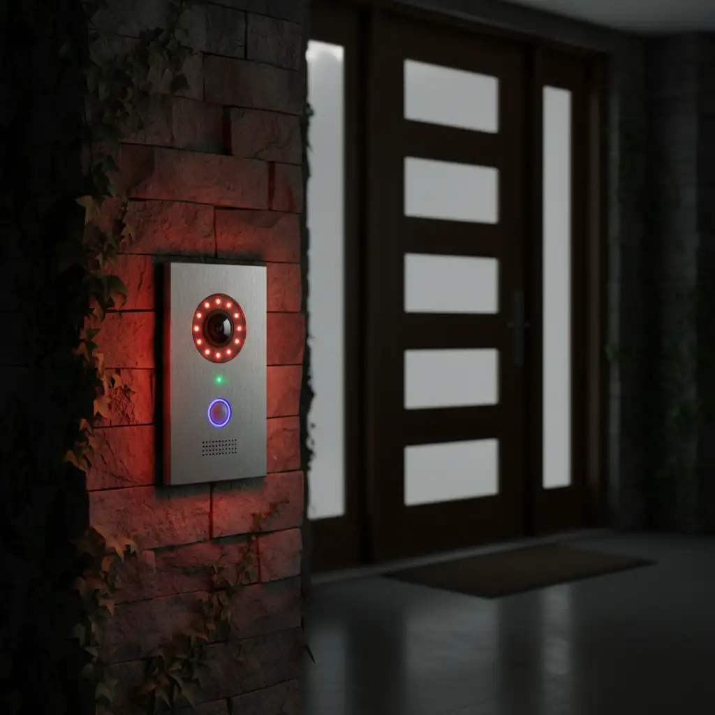Video intercom with night vision