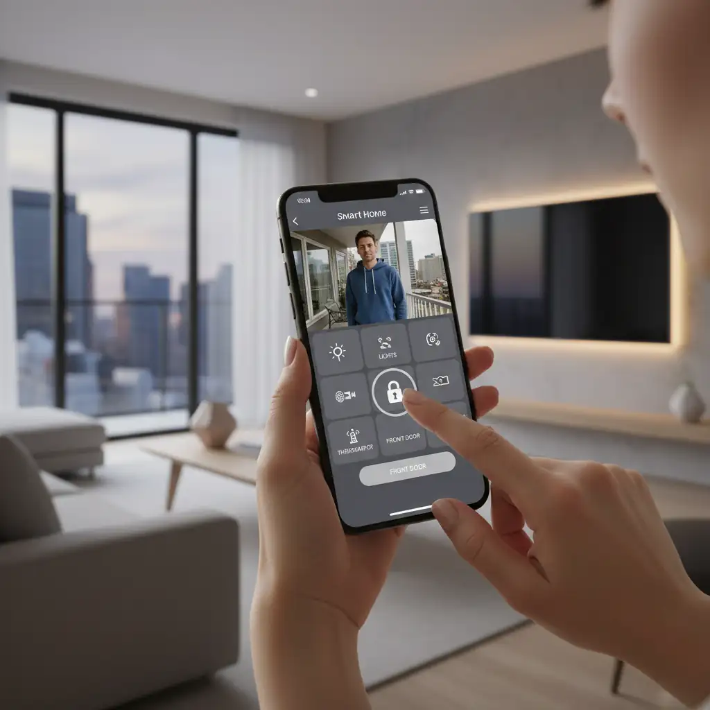 Smartphone app for video intercom