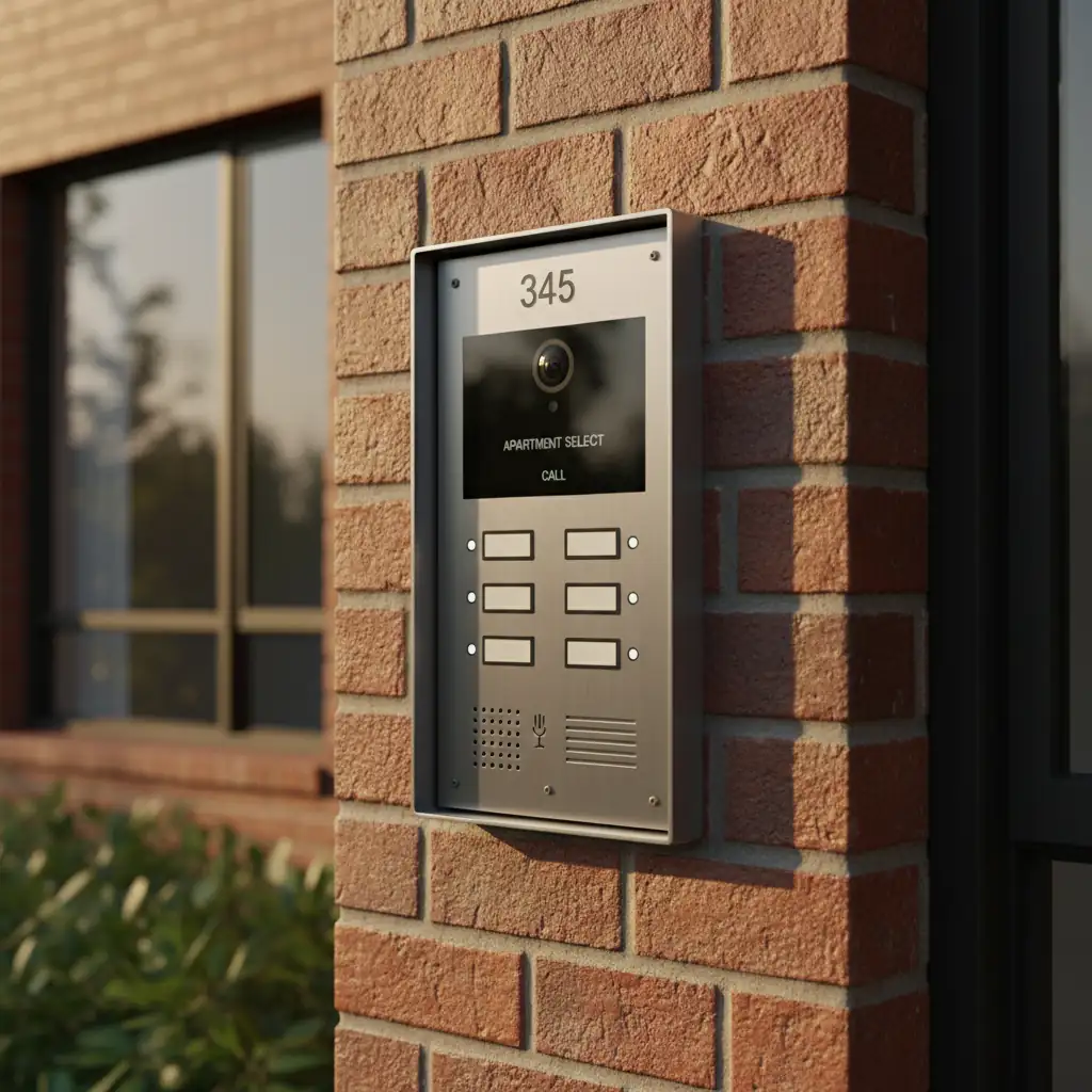 Multi-apartment intercom outdoor panel